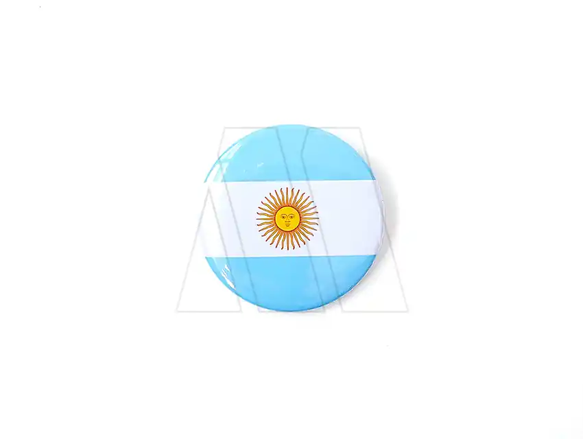 PIN PRENDEDOR ARGENTINA 5,5CM X 5,5CM X 3UN 2565
