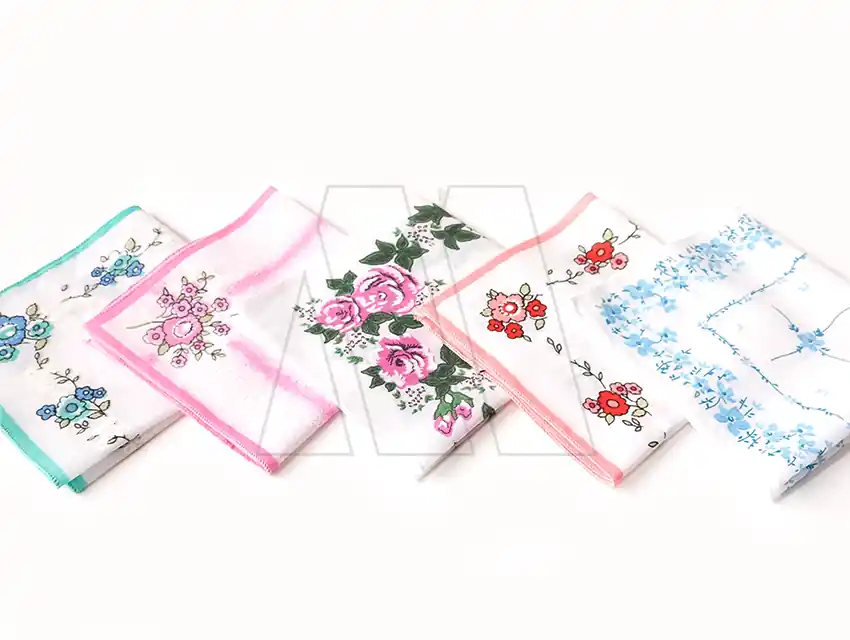 PAÑUELOS DAMA ALGODÓN 100% ESTAMPADOS SURTIDOS X 12UN 3121
