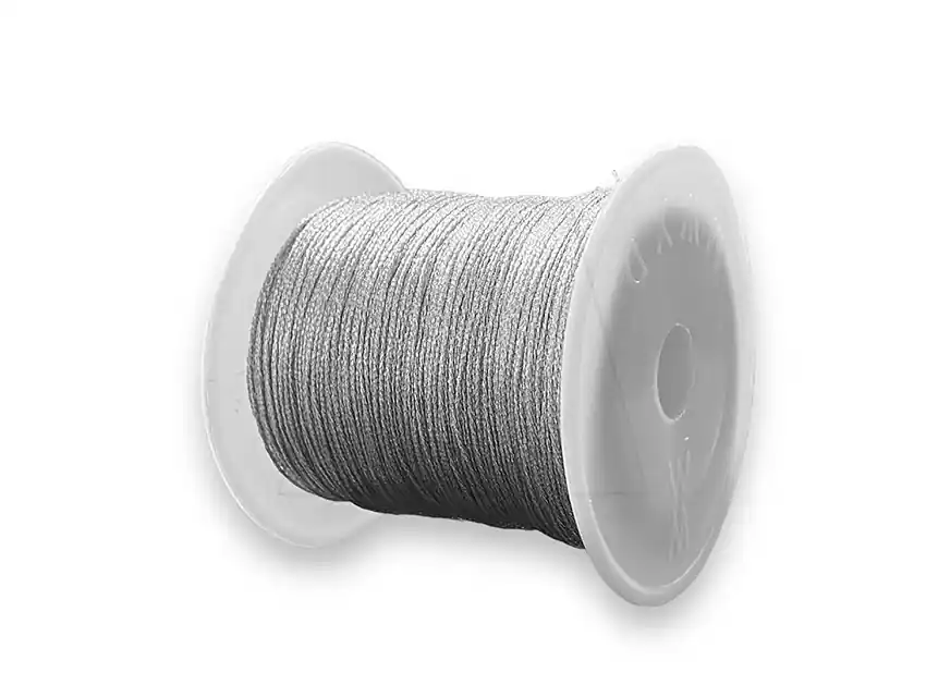 CORDON FINO LUREX PLATEADO X 100MTS 8811.P