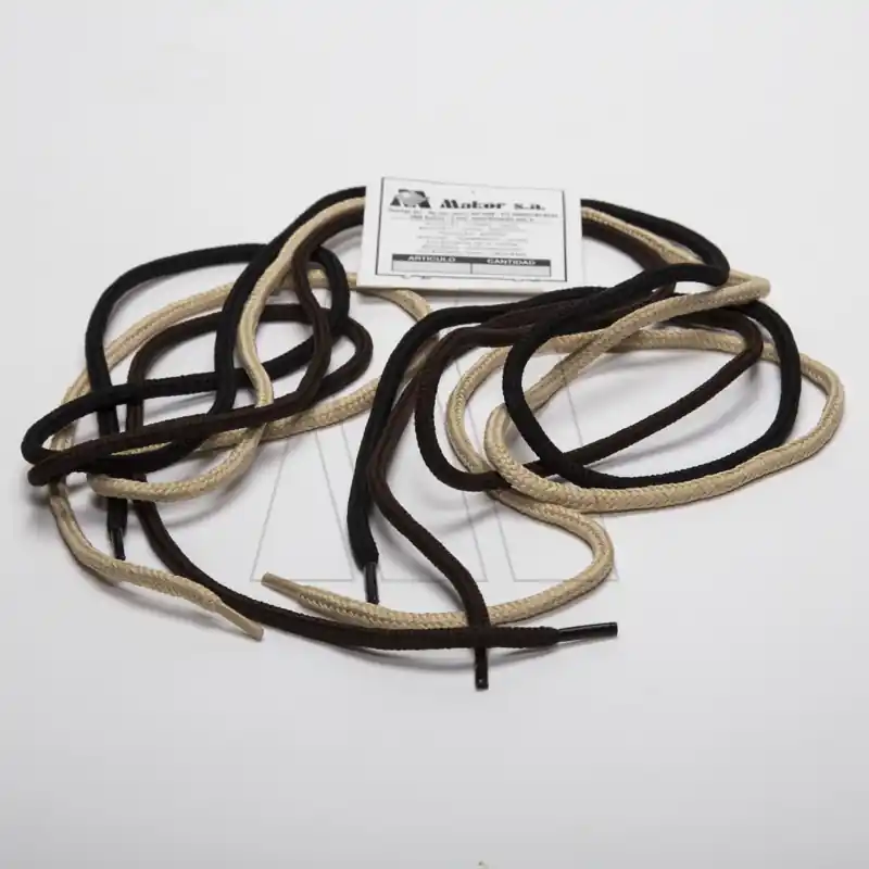 CORDON REDONDO GRUESO P/BORCEGO 1.50MTS X 10 PARES 1161