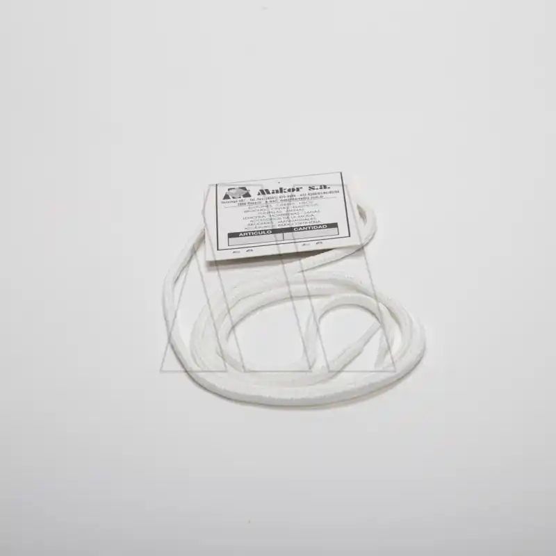 CORDON REDONDO POLIESTER BLANCO 120CM X 10 PARES 1170.120.B