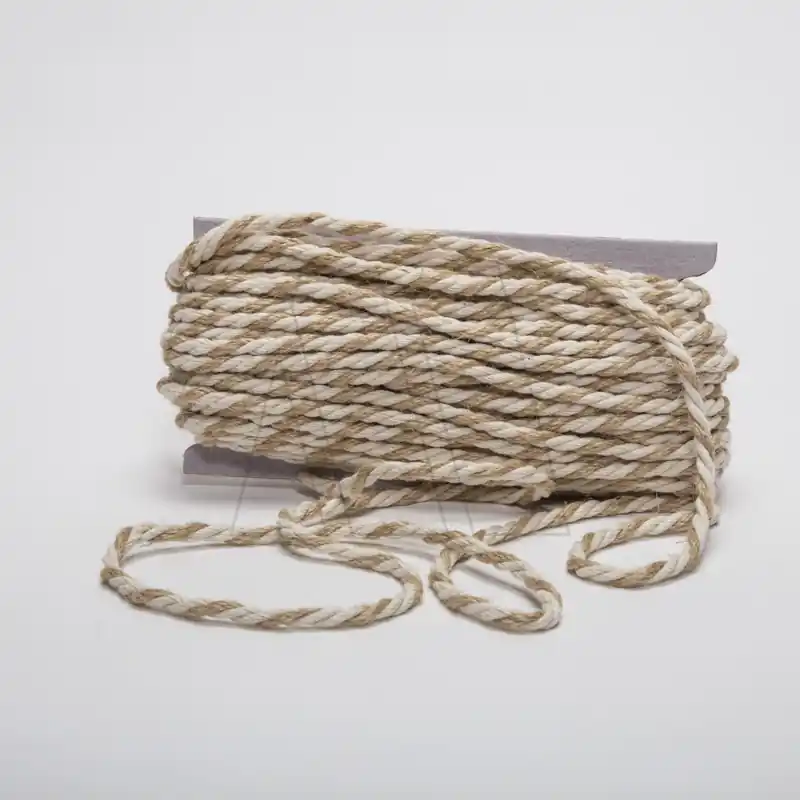 CORDON MEDIANO ALGODON/YUTE 7MM X 20MTS 2115