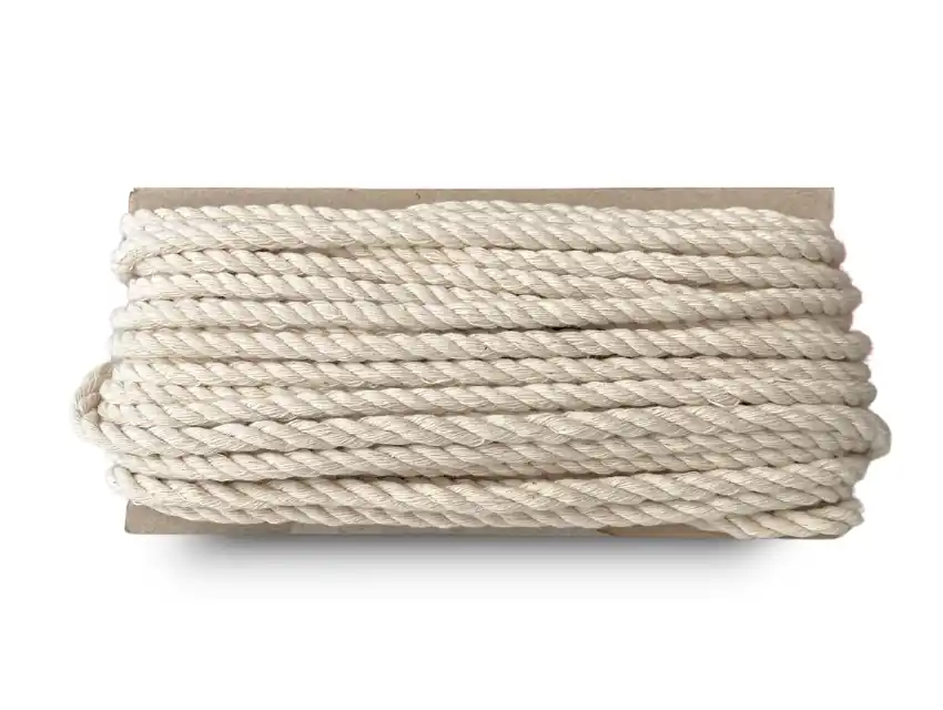  CUERDA DE ALGODON CRUDO MEDIANA 7MM X 20MTS  1185C.1