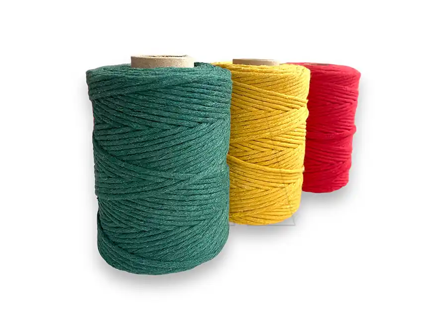 CORDON 100% ALGODON 27 HEBRAS COLOR 5MM X 130MTS (400GRS) 1228