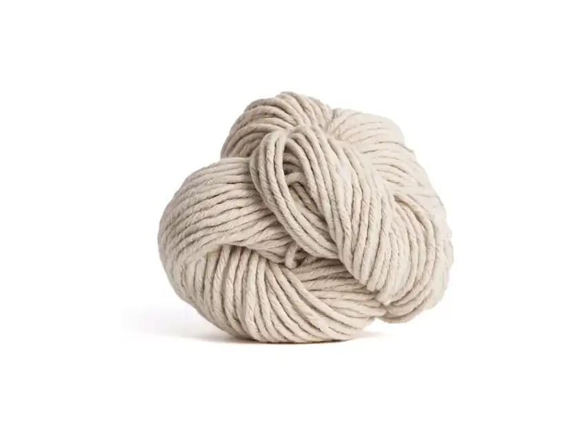 HILO DE ALGODON NATURAL 8 HEBRAS 3,5 MM MADEJA X 100 GRS