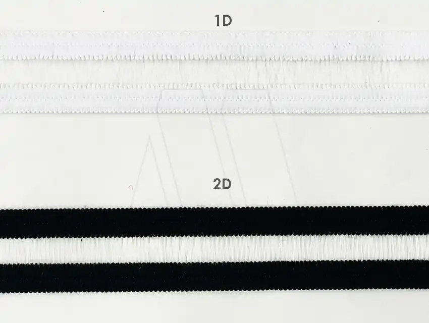 ELASTICO BLANCO-NEGRO FB 2,5CM X 10MTS 2917