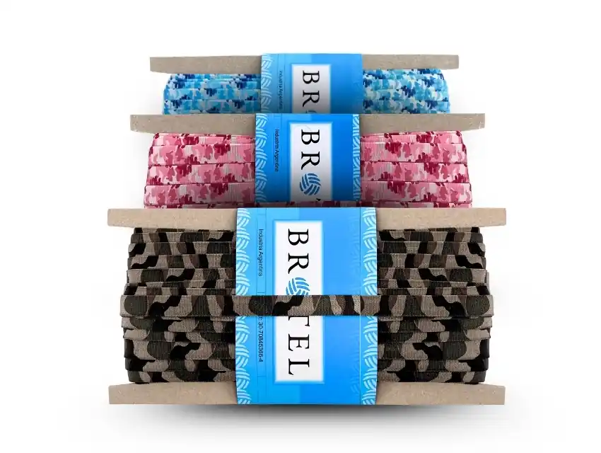 ELASTICO BRETEL TELAR FANTASIA C/BRILLO 10MM X 10MTS