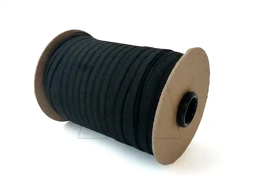 ELASTICO POL ONDINA NEGRO 7MM X 100MTS 1802.07.100