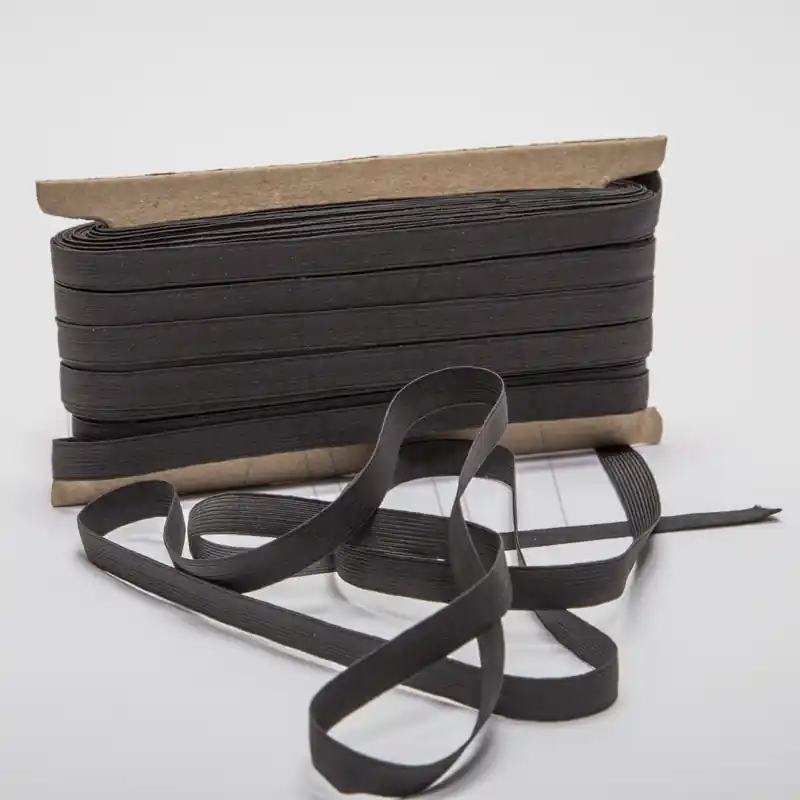 ELASTICO POL LISO BENTLEY Nº24 NEGRO 12MM X 50MTS 1863.24