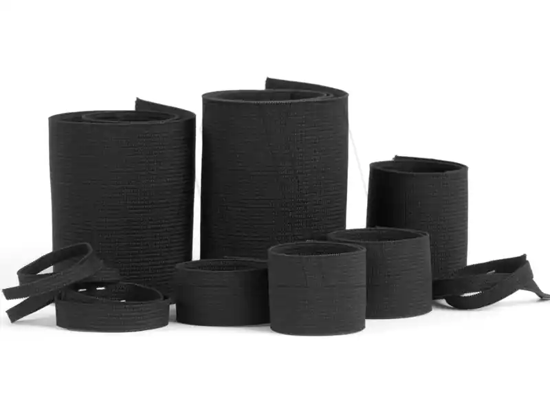 ELASTICO ITALIANO NEGRO C. DE O. 120MM X 25MTS  5253.120