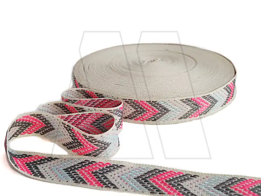 GALON BORDADO TILCARA 25MM X 10MTS 9401