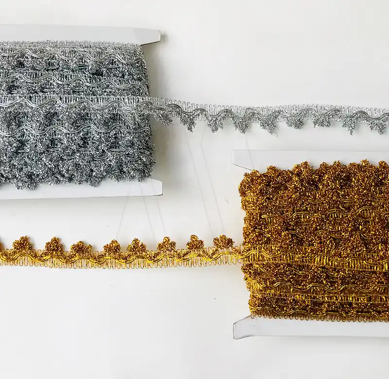 GALON LUREX ONDA DE MAR 2CM  X 20YDS 1974