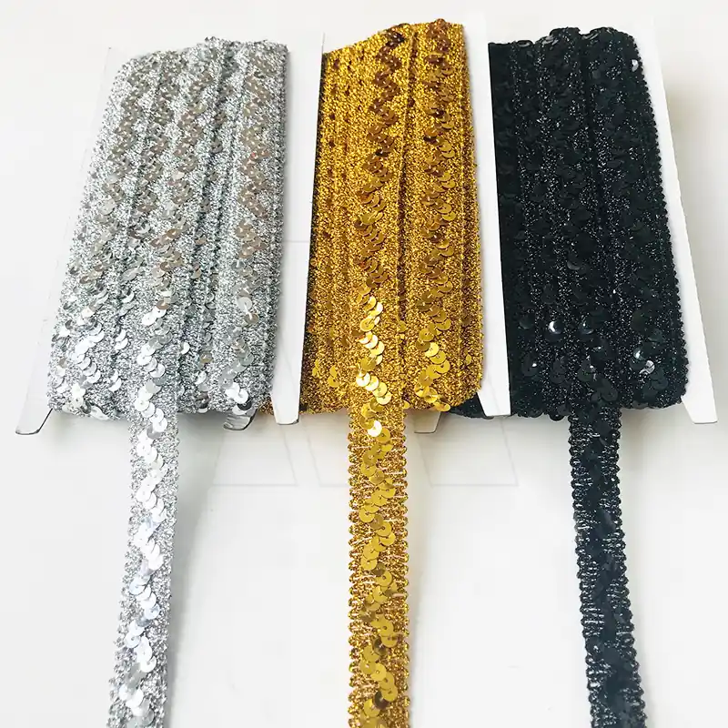 GALON C/LENTEJ  2CM X 10YDS 1996