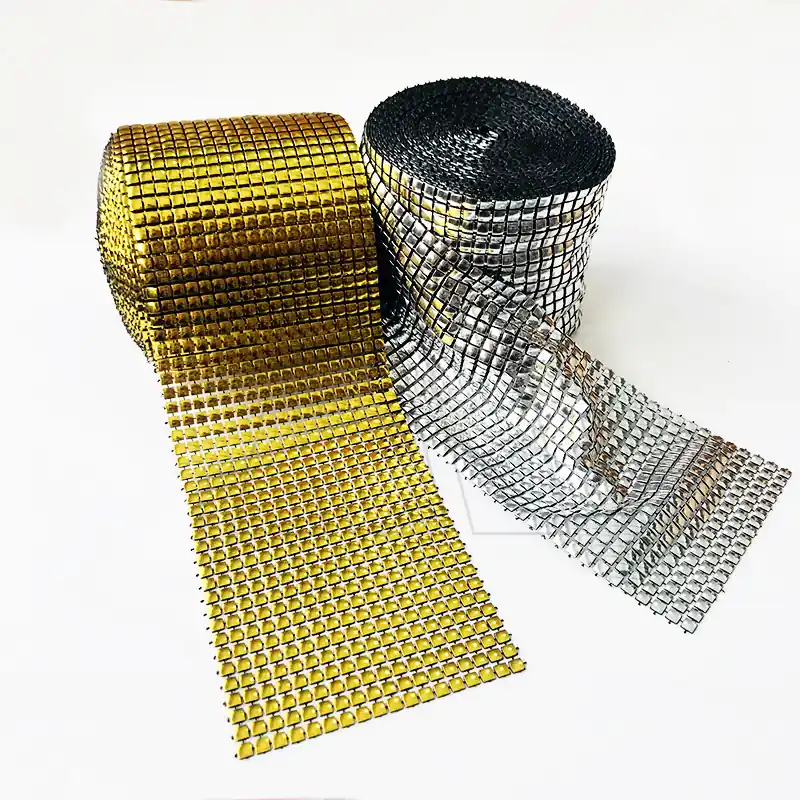 GALON ESPEJO SIMIL METALICO 10CM X 10YDS 2037