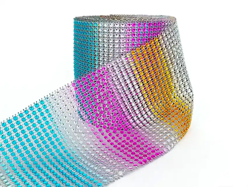 GALON FALSO STRASS 12CM X 10YDS 2042.10P