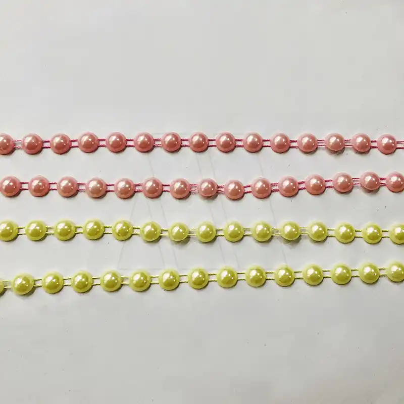 GALON MEDIA PERLA COLOR 8MM X 25YDS 4078.8C