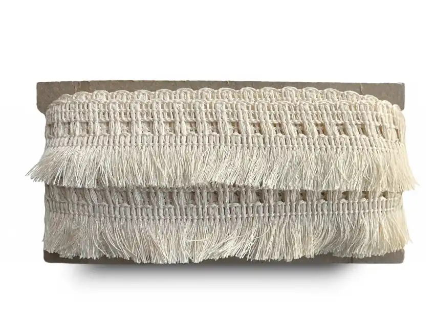 FLECO MANTA ALGODON BROOKLYN NATURAL 4CM X 10MTS 