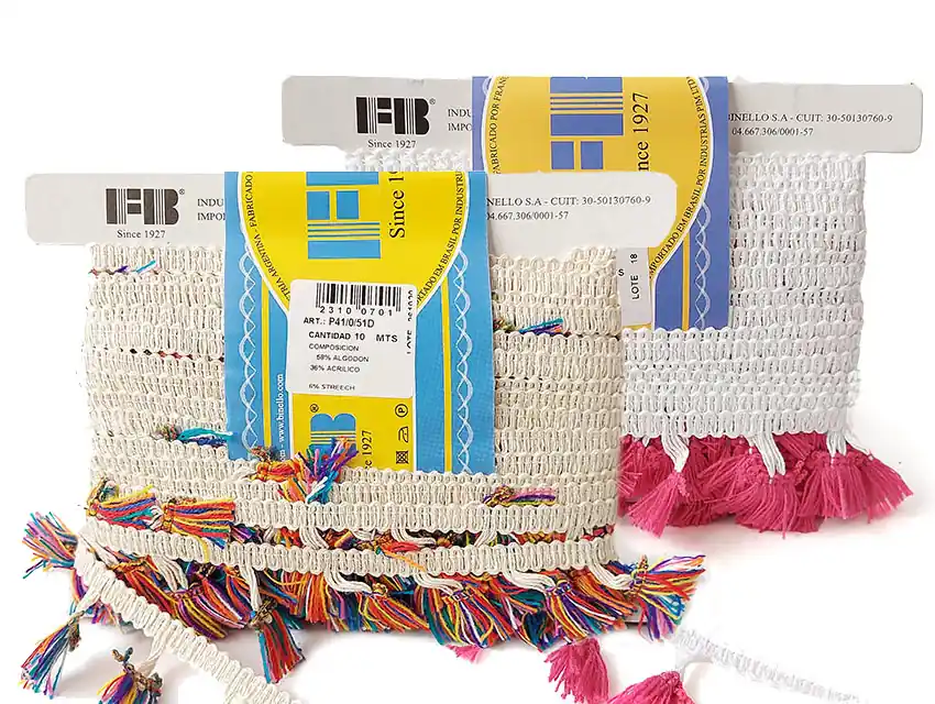 CAIREL ALG. ESCOBITA LISO O MULTICOLOR  X 10MTS 2905