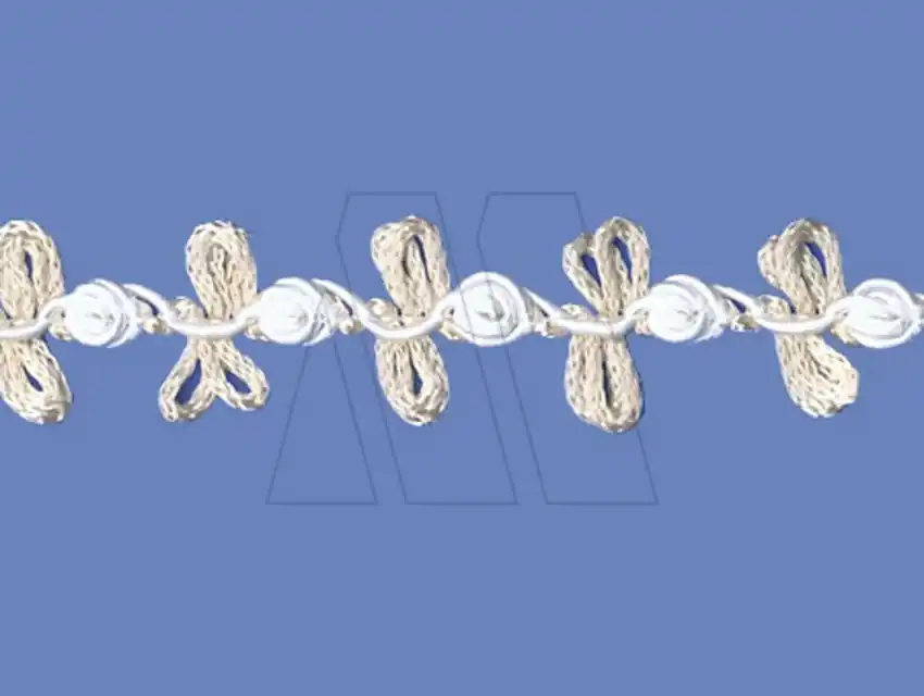 GALON ROCOCO FB X 10MTS 1239
