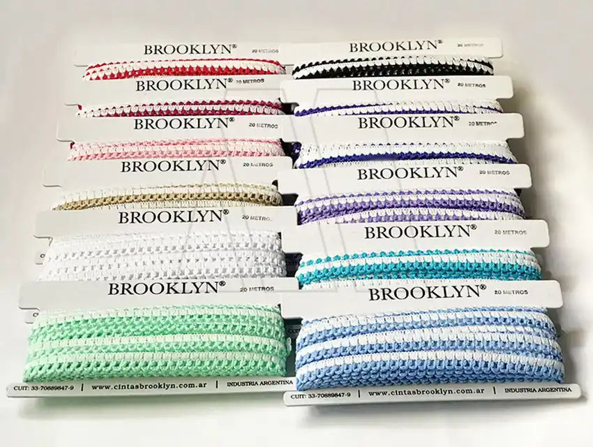 CINTA BROOKLYN PICOT 10MM X 20MTS 1408B