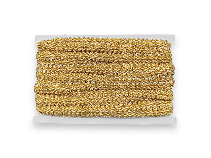GALON ESPIGA ORO 1CM X 10MTS 1988.10