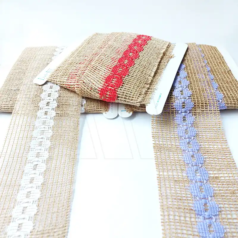 PUNTILLA YUTE ANCHA 9CM X 5MTS 2749
