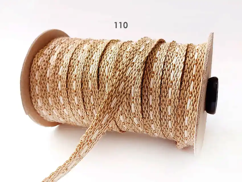 GALON ALGODON Y YUTE 15MM X 25MTS 5065.15