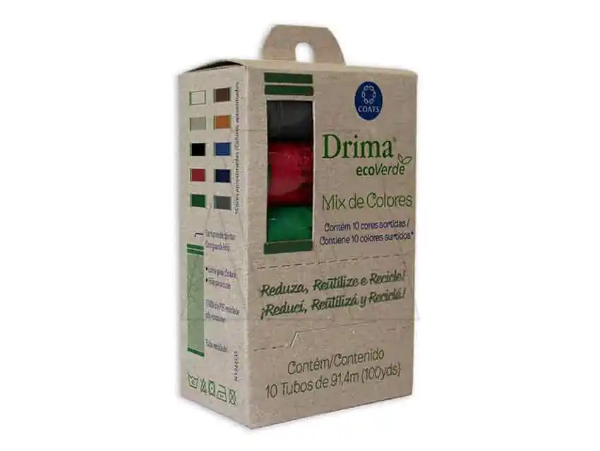 HILO DRIMA ECOLOGICO X 10UN SURTIDO X 91,4MTS 5005S