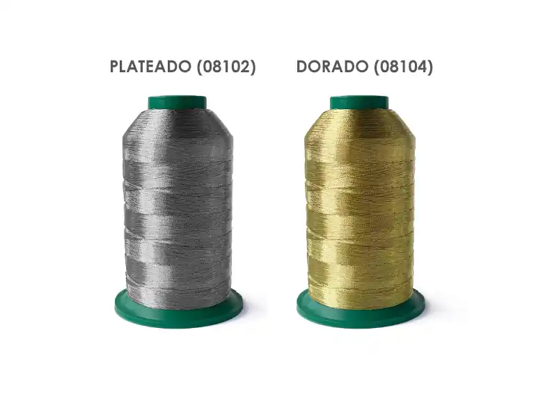 HILO CONO BONFIO LUREX METALIZADO POLIESTER P/BORDAR X 4000MTS  5048M