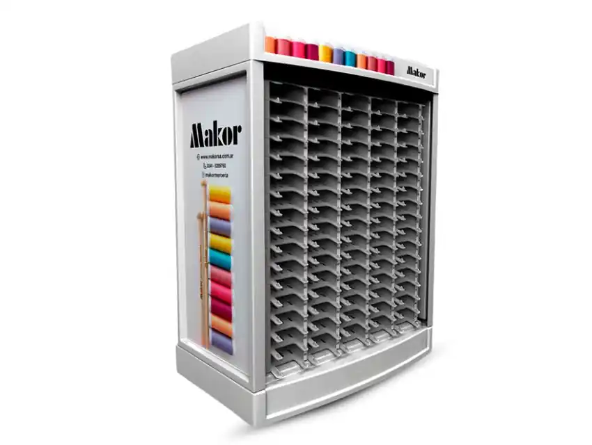 EXHIBIDOR CADENA 80 COLORES VACIO 5055.M80V