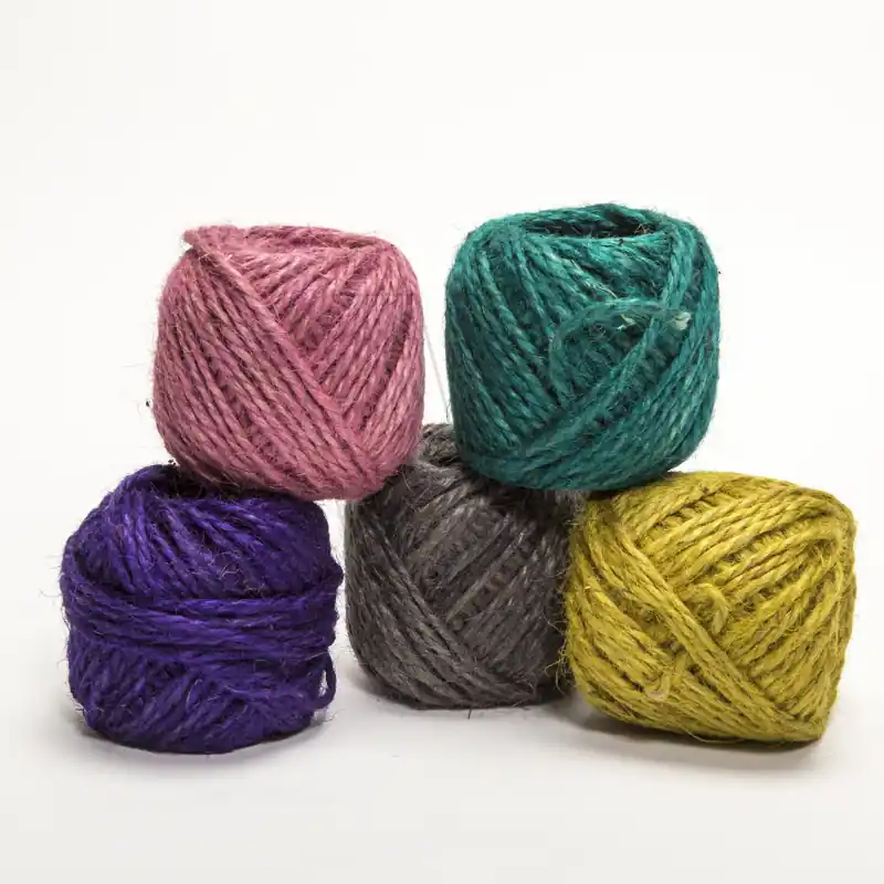 HILO DE YUTE COLOR P/MANUALIDADES X 10UN X 30MTS 5062C