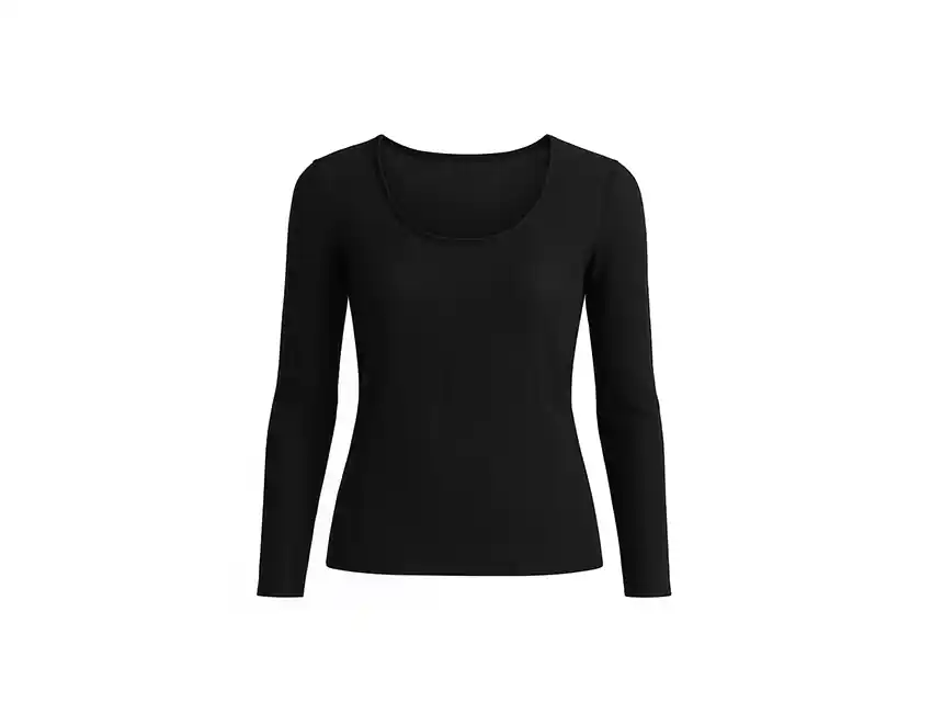 CAMISETA TERMICA POLIESTER MANGAS LARGAS DAMA T. L/XL