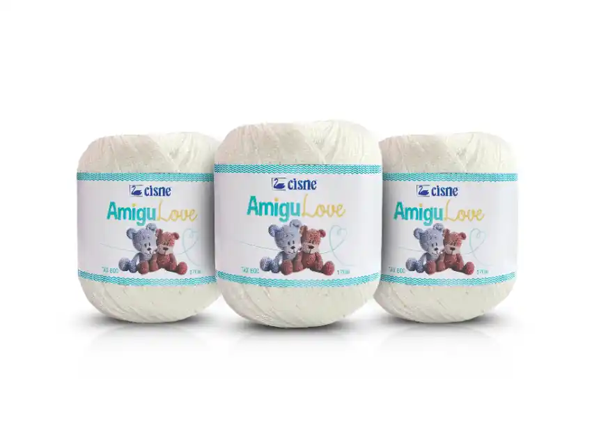 HILO CISNE AMIGULOVE BLANCO 100% ALGODON MERCERIZADO 6 OV X 170MTS (120GRS)