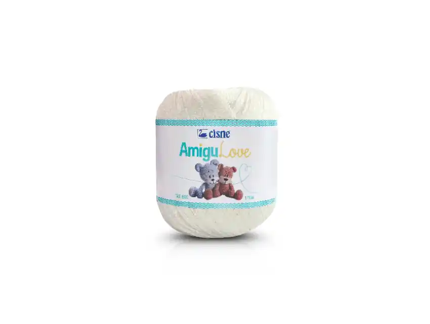 HILO CISNE AMIGULOVE BLANCO 100% ALGODON MERCERIZADO 1 OV X 170MTS (120GRS)