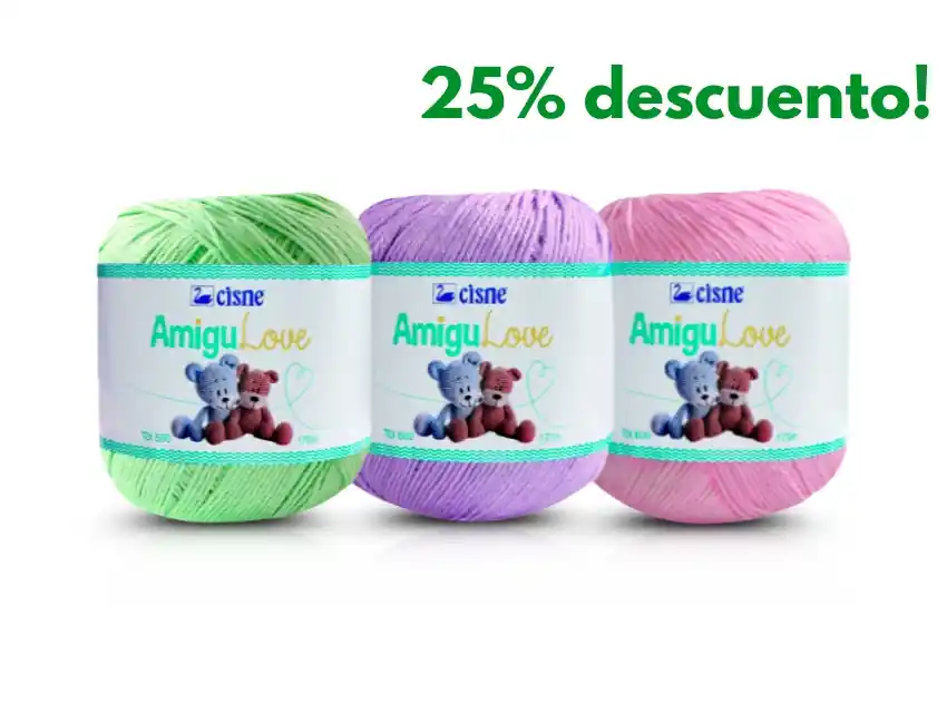 HILO CISNE AMIGULOVE COLOR 100% ALGODON MERCERIZADO 1 OV X 170MTS (120GRS) 5003C.OV