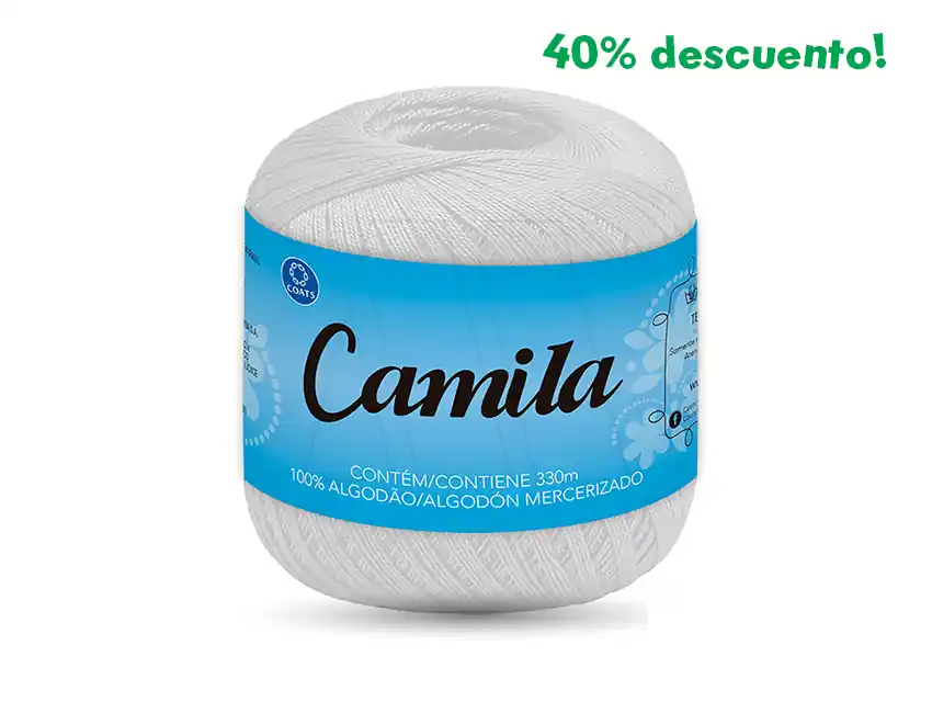 HILO CAMILA BLANCO 10 OV X 330MTS 50GRS 5025B