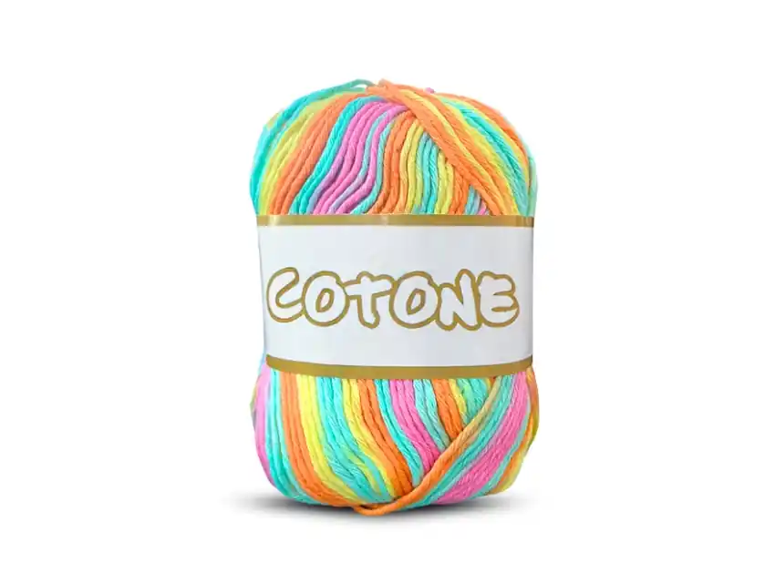 HILO ALGODON COTONE MULTICOLOR SIMIL 6 CABOS 10OV X 100GRS 5503M
