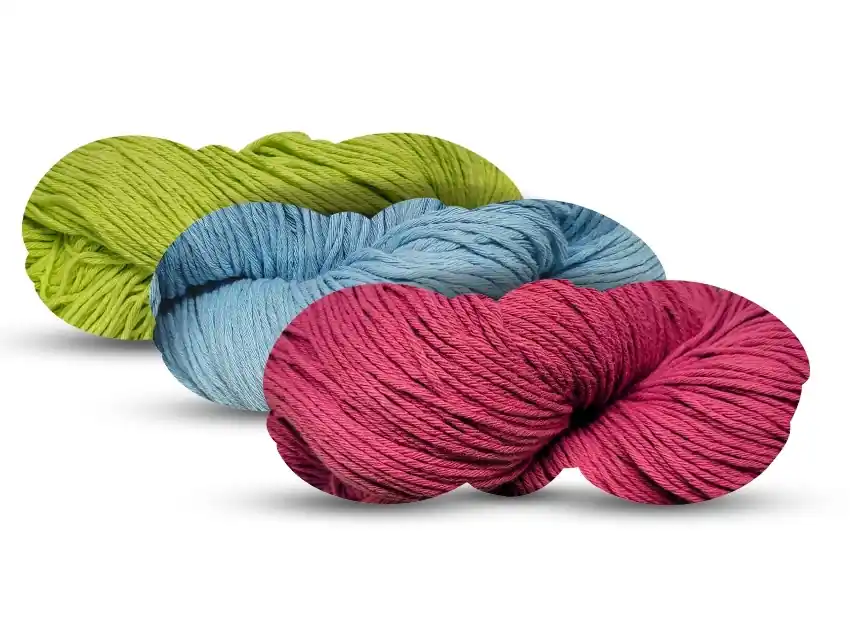 HILO 6 CABOS ALGODON MIA HILADOS COTTON SENSE COLOR 5 MADEJAS X 140GRS APROX 5545C