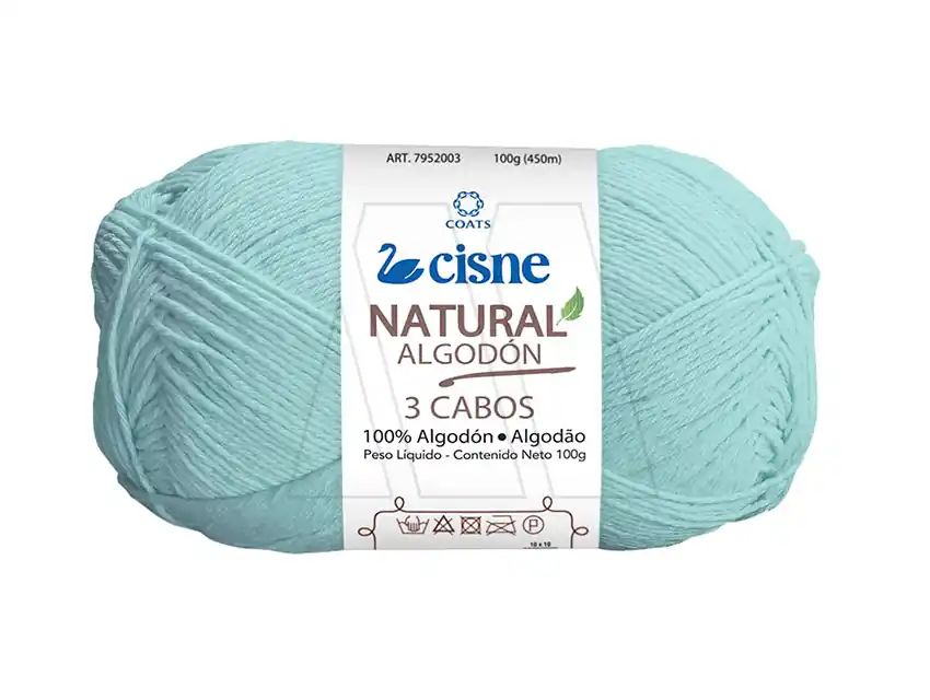 HILO 3 CABOS ALGODON CISNE P/TEJER 5 OV X 100GRS 5595