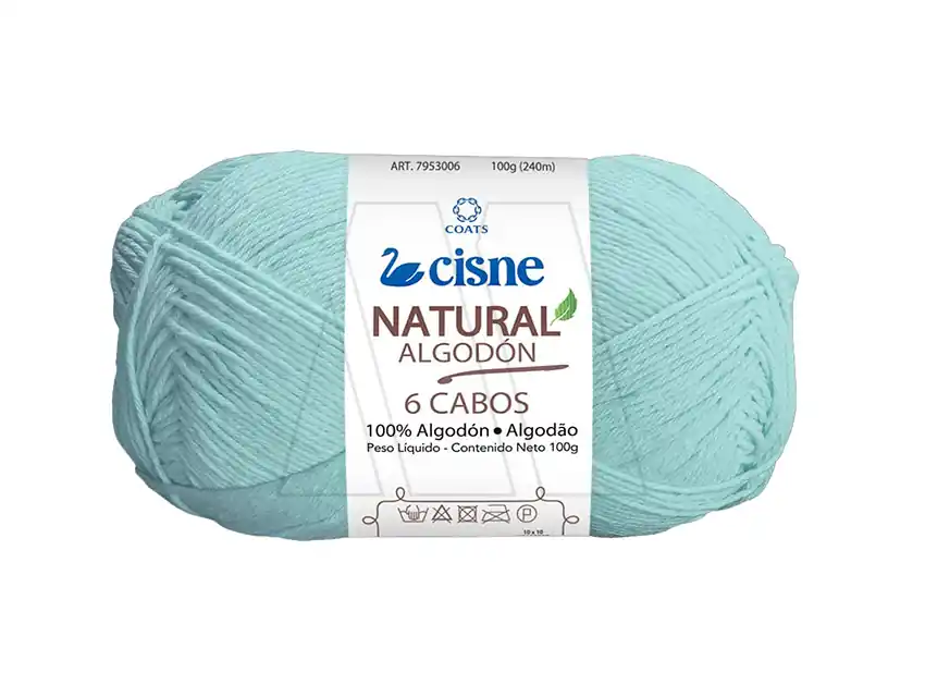 HILO 6 CABOS ALGODON CISNE P/TEJER 5 OV X 100GRS 5596