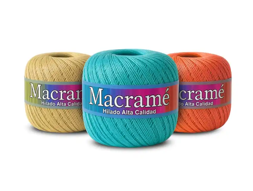 HILO MACRAME COLORES ALG. 10 OV X 100GRS
