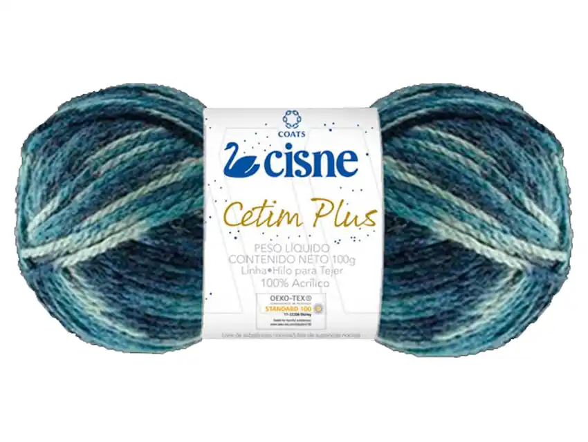 LANA CISNE CETIM PLUS MULTICOLOR 5 OV X 100GRS 5562M