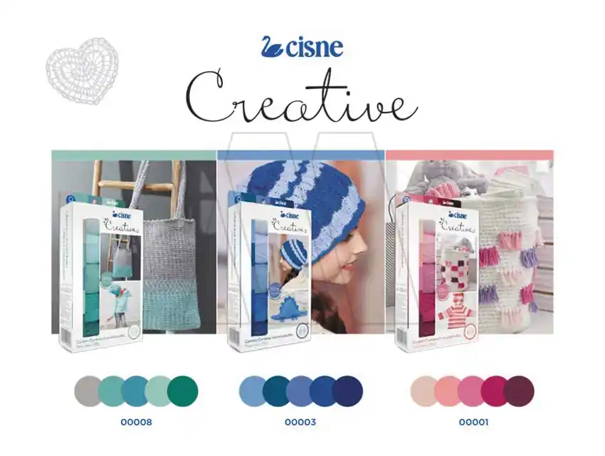 CISNE KIT CREATIVO 5 OV X 40GRS C/U 5568