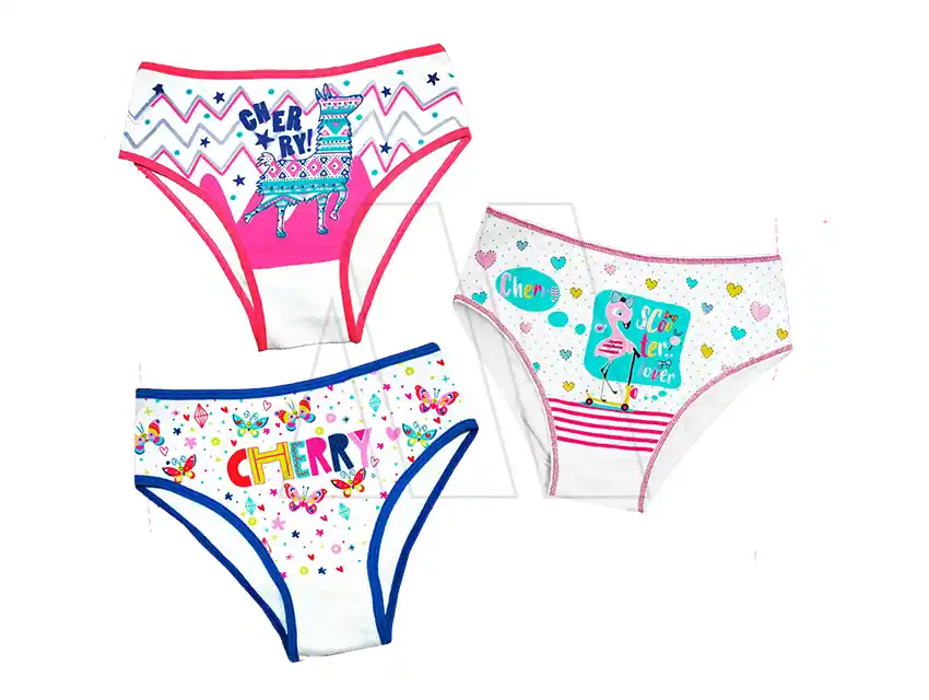 BOMBACHA TEENS ESTAMPADA CHERRY ALG Y LYCRA T 12,14,16 3615