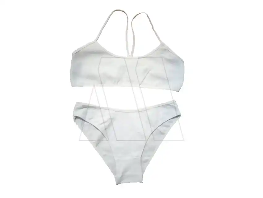 CONJUNTO BLANCO CON VEDETINA CHERRY ALG Y LYCRA T 10,12,14 3614