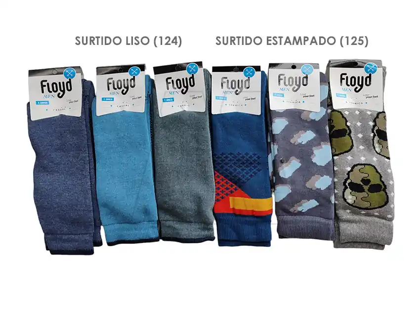 MEDIA TERMICA ESTAMPADA HOMBRE 3867H