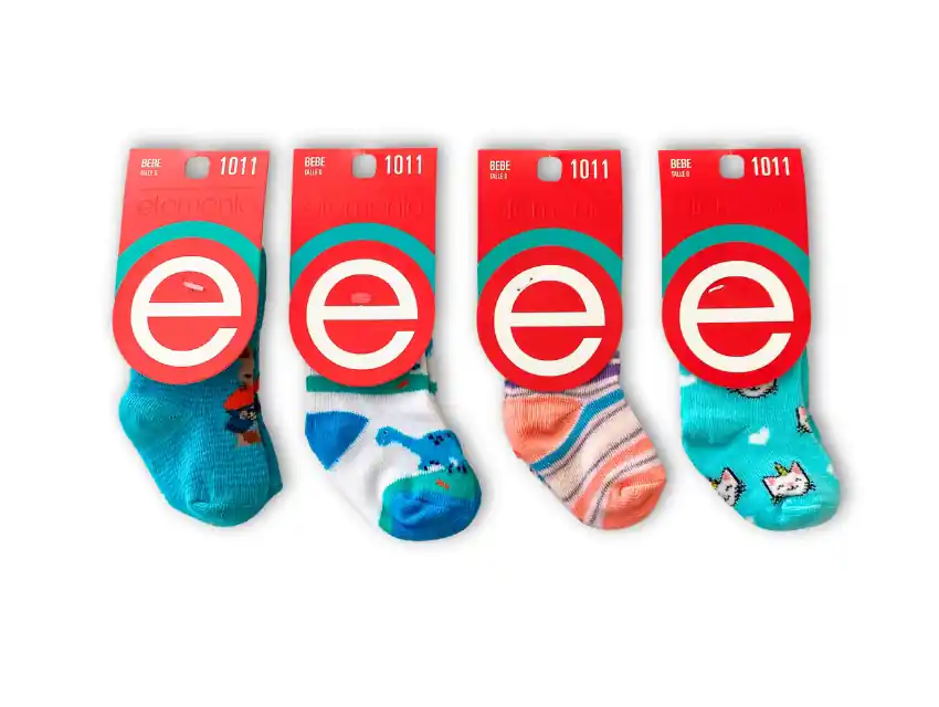 MEDIA 1/2 CAÑA ESTAMPADA BEBE ELEMENTO T.0 3861.0