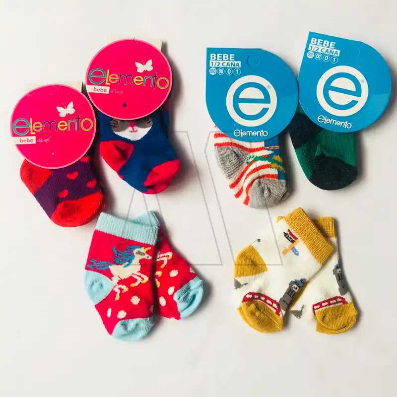 MEDIA 1/2 CAÑA ESTAMPADA BEBE ELEMENTO T.000 3861.000