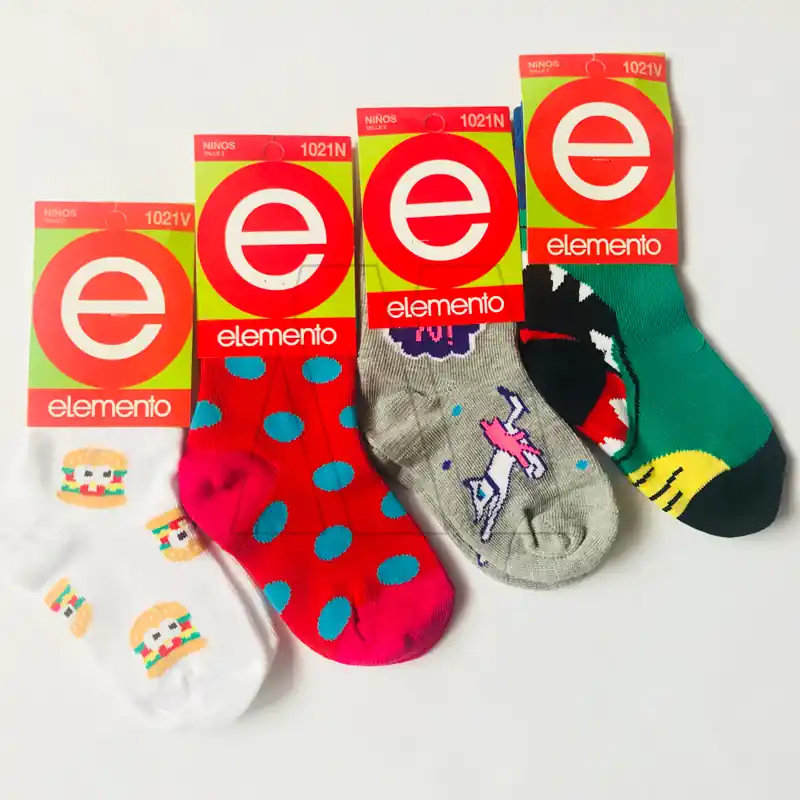 MEDIA 1/2 CAÑA ESTAMPADA INFANTIL ELEMENTO T.2 3861.2