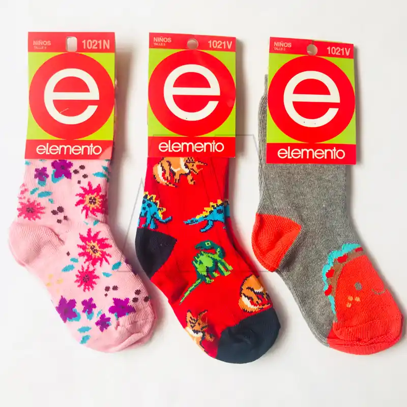 MEDIA 1/2 CAÑA ESTAMPADA INFANTIL ELEMENTO T.3 3861.3